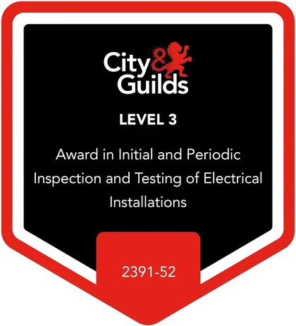 City & Guilds 2391-52 qualified in inspection and testing - Spartan Electrical Scotland